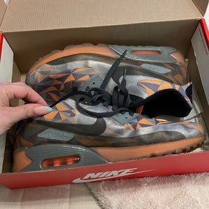NIKE Air Max 90 Ice Sneakers Atomic Orange Men 9.5